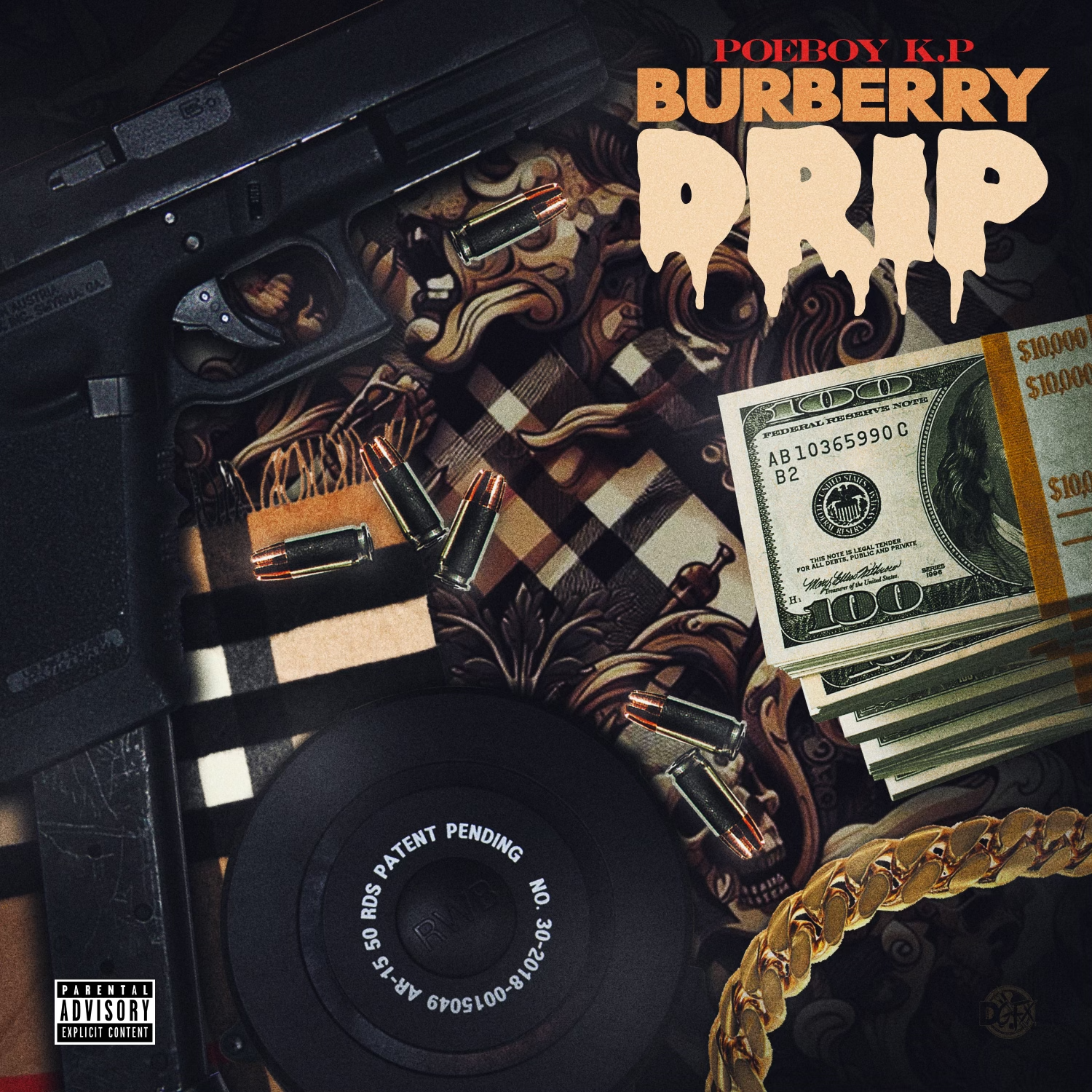 Poeboy K.P. Burberry drip cover art